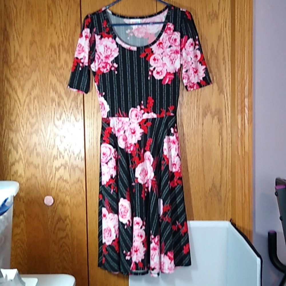 Lularoe Brand Nicole Style Dress, Size Small